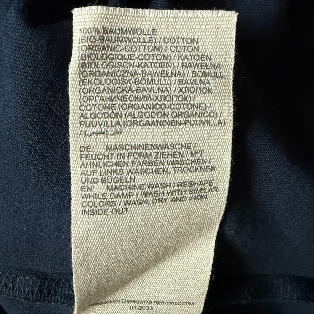 PURE BY ULLA POPKEN Organic Cotton Lightweight Boxy Batwing Sleeve Top 20/22 NWT - Picture 12 of 12